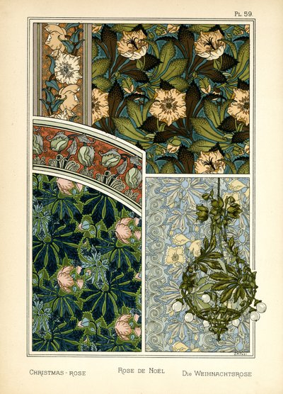 The Christmas Rose by J. Milesi